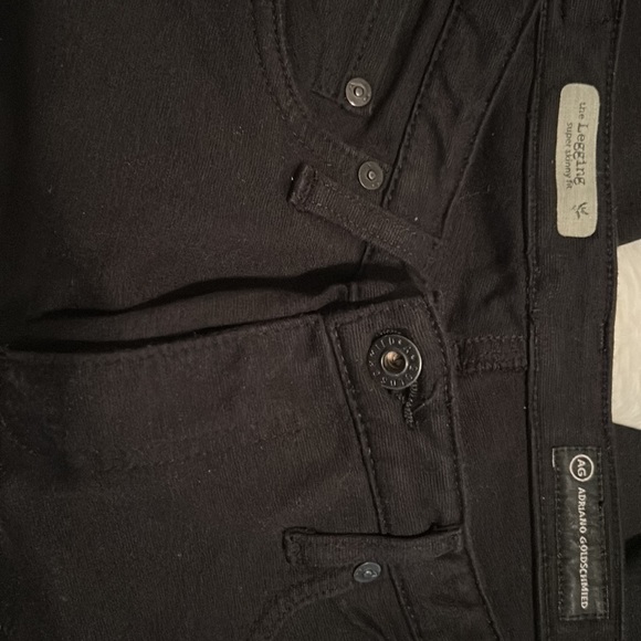 AG Adriano Goldschmied Black “The Legging” soft pants. Sz30 - Picture 5 of 6